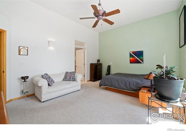 140 Camino Real Ft, Collins, CO 80524 - bedroom featuring carpet and a ceiling fan
