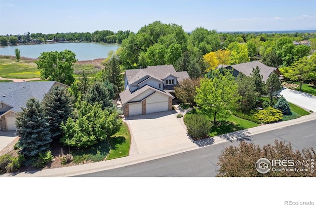 140 Camino Real Ft, Collins, CO 80524 - aerial view of property and surrounding area featuring a nearby body of water