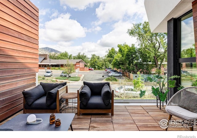 944 Arapahoe Ave Unit A, Boulder, CO 80302 - deck with a mountain view