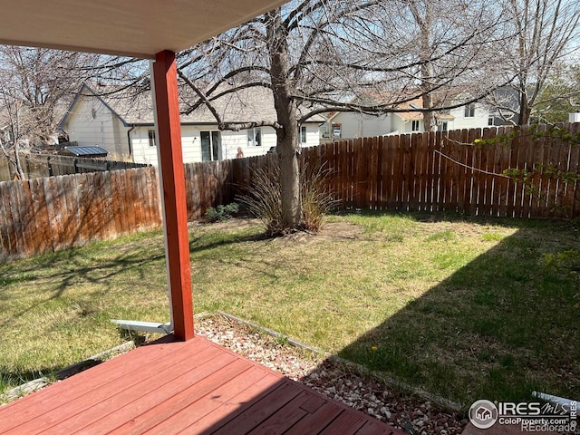 1126 Patricia Dr, Loveland, CO 80537 - view of yard featuring a deck