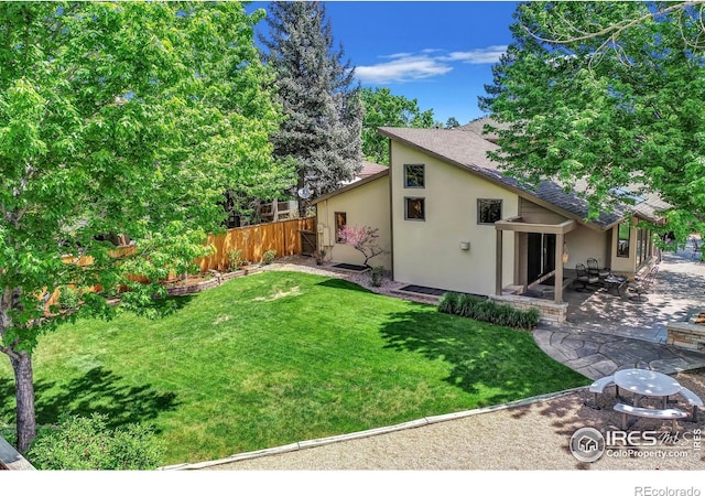 3345 15th St, Boulder, CO 80304 - view of yard with a patio