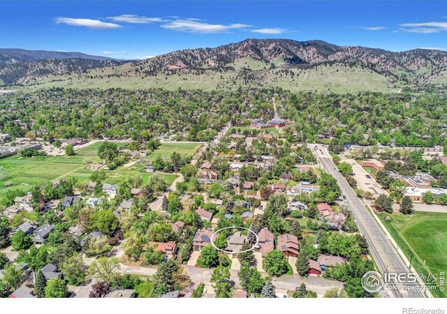 3345 15th St, Boulder, CO 80304 - bird's eye view of mountains
