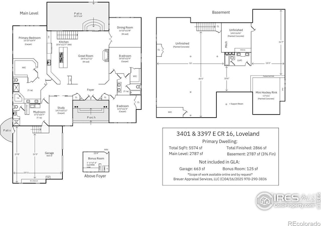 3401 E County Road 16, Loveland, CO 80537 - home floor plan