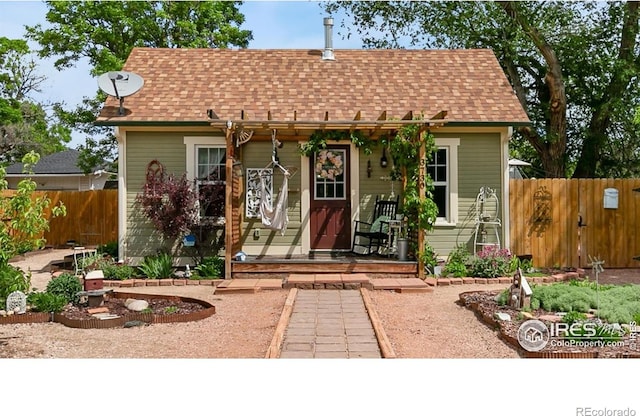 3730 Garfield Ave, Wellington, CO 80549 - view of front of house with a shingled roof