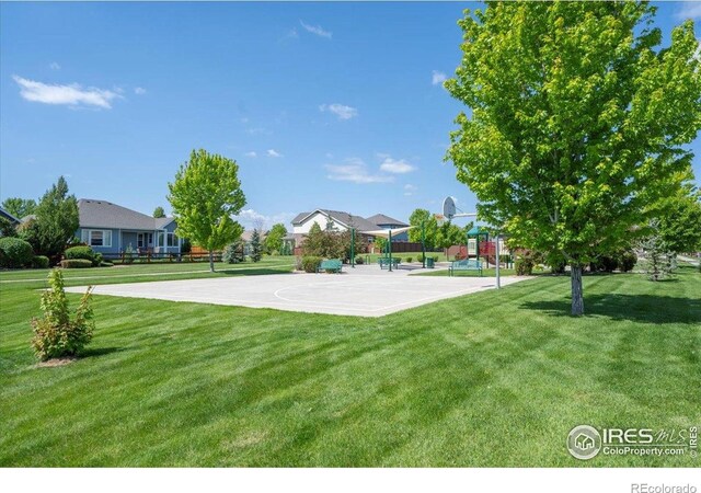1426 Sepia Ave, Longmont, CO 80501 - view of basketball court featuring community basketball court and a yard