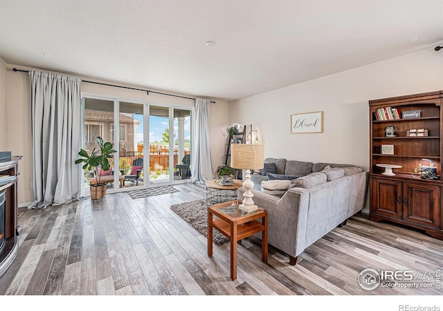 6253 Black Mesa Rd, Frederick, CO 80516 - living room featuring light wood finished floors