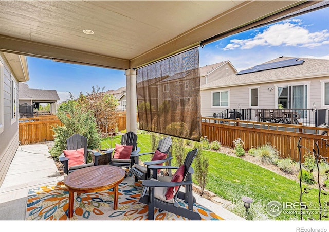 6253 Black Mesa Rd, Frederick, CO 80516 - deck with a patio area