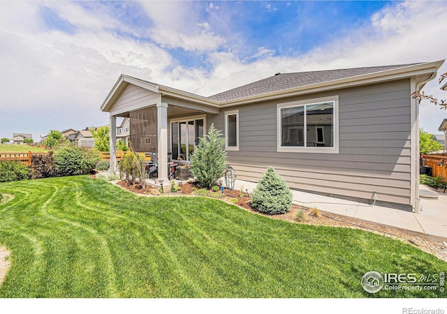 6253 Black Mesa Rd, Frederick, CO 80516 - view of front of property with a patio area