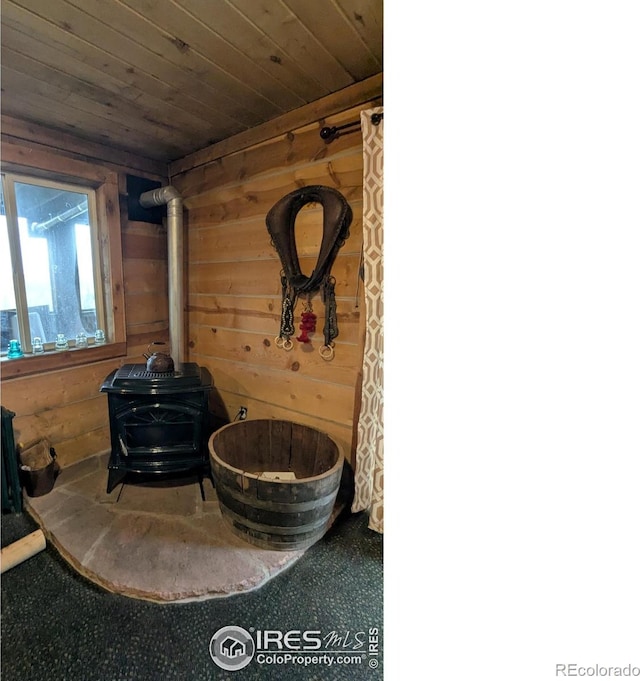 311 Chiricahua Cir, Red Feather Lakes, CO 80545 - relaxing sauna / steam room with wood walls and wood ceiling