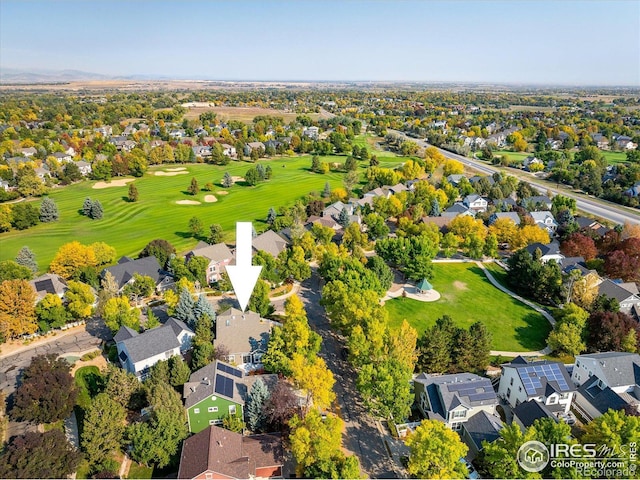 2758 Meadow Mountain Trl, Lafayette, CO 80026 - aerial view of residential area with a local golf course