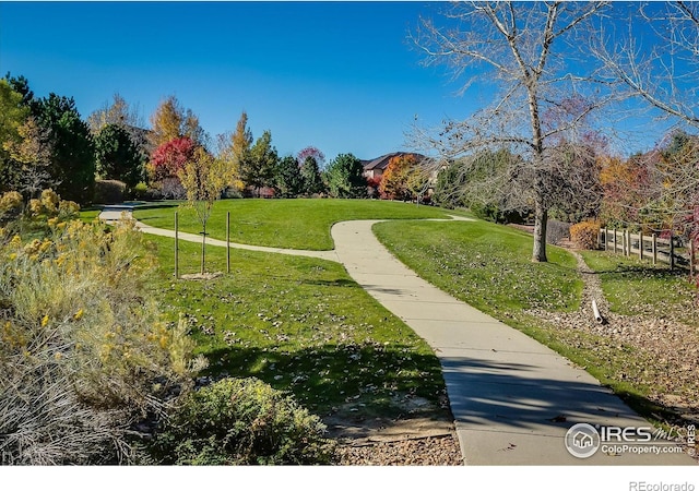 2758 Meadow Mountain Trl, Lafayette, CO 80026 - surrounding community featuring a lawn