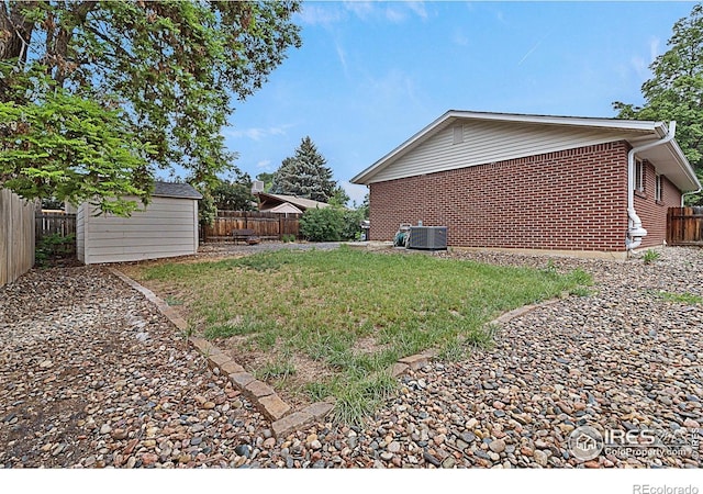 437 Fox St, Longmont, CO 80504 - view of yard with central AC unit