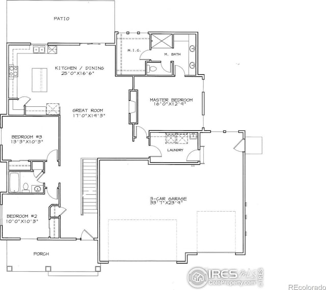 1128 N 5th St, Johnstown, CO 80534 - home floor plan