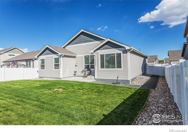 944 Maplebrook Dr, Windsor, CO 80550 - rear view of property with a patio