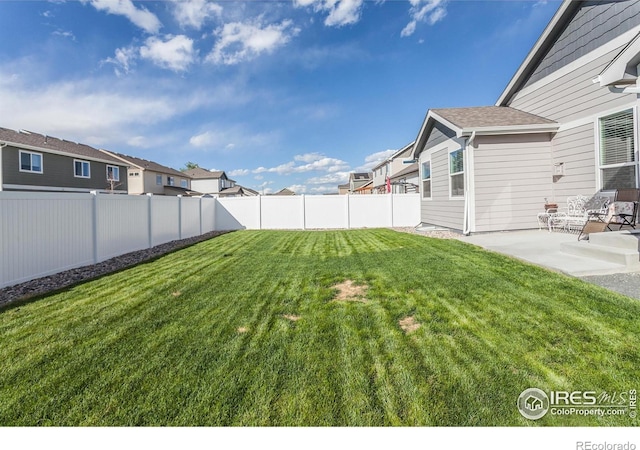944 Maplebrook Dr, Windsor, CO 80550 - view of yard with a residential view and a patio