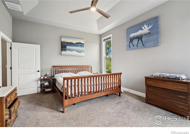7427 Couples Ct, Fort Collins, CO 80528 - bedroom with carpet and ceiling fan