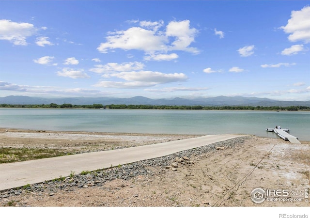 3804 Amy Pl, Loveland, CO 80538 - water view with mountains