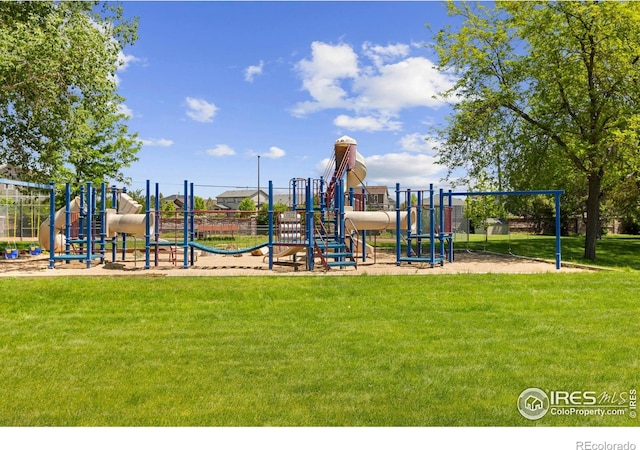 3804 Amy Pl, Loveland, CO 80538 - community playground featuring a lawn