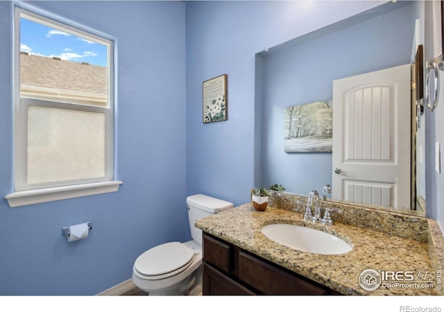 5664 Osbourne Dr, Windsor, CO 80550 - bathroom featuring toilet and vanity