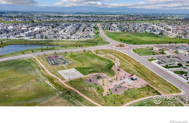 5664 Osbourne Dr, Windsor, CO 80550 - aerial view of property's location featuring a nearby body of water and nearby suburban area