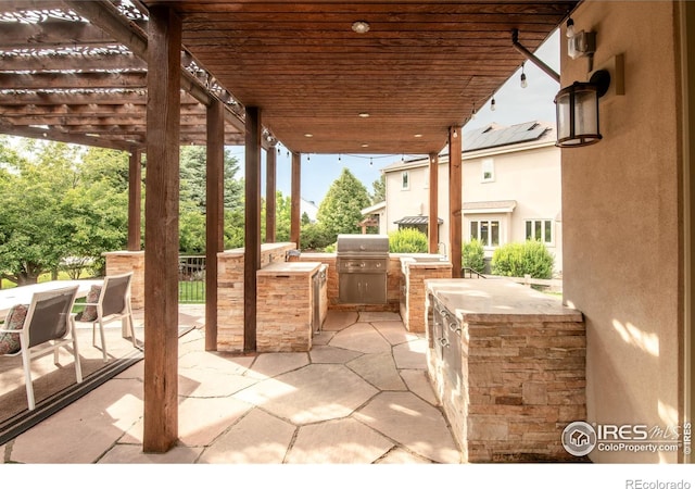 609 Corona Ct, Lafayette, CO 80026 - view of patio featuring a pergola