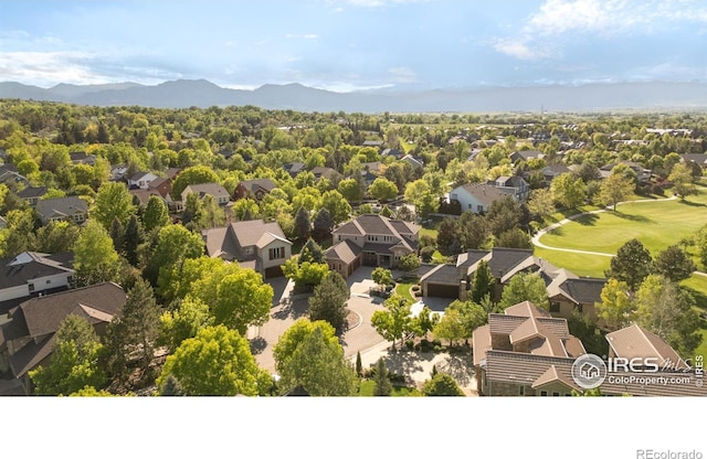 609 Corona Ct, Lafayette, CO 80026 - aerial perspective of suburban area featuring mountains