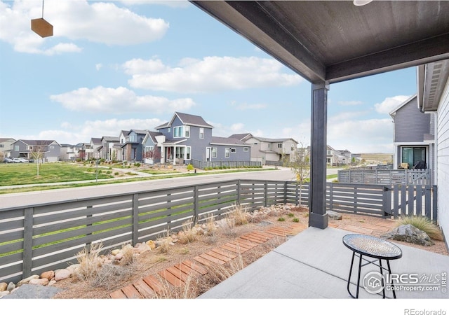 6211 Stable View St, Castle Pines, CO 80108 - view of patio / terrace with a residential view