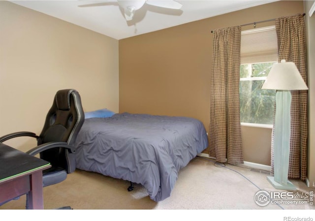 2085 Tundra Cir, Erie, CO 80516 - carpeted bedroom with a ceiling fan