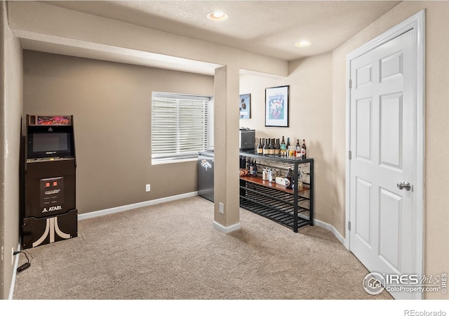 23570 E Holly Hills Way, Parker, CO 80138 - office with carpet floors, baseboards, and recessed lighting