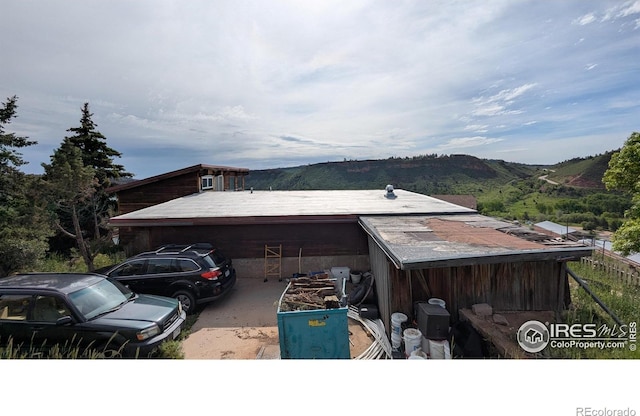 4633 Canyon View Dr, Fort Collins, CO 80526 - view of outbuilding featuring a mountain view