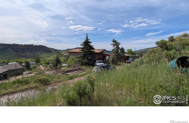 4633 Canyon View Dr, Fort Collins, CO 80526 - view of yard featuring a mountain view