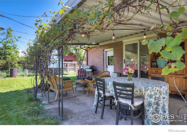 855 33rd St, Boulder, CO 80303 - view of patio / terrace featuring outdoor dining area