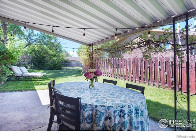 855 33rd St, Boulder, CO 80303 - view of patio / terrace featuring outdoor dining area