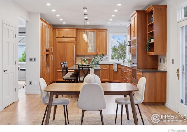 4094 Bimini Ct, Boulder, CO 80301 - dining space with light wood finished floors, recessed lighting, and baseboards
