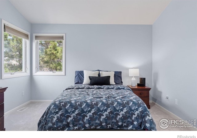 4094 Bimini Ct, Boulder, CO 80301 - bedroom with carpet, baseboards, and vaulted ceiling