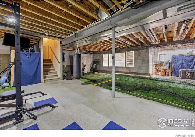 873 Signal Ct, Timnath, CO 80547 - below grade area featuring stairs and water heater