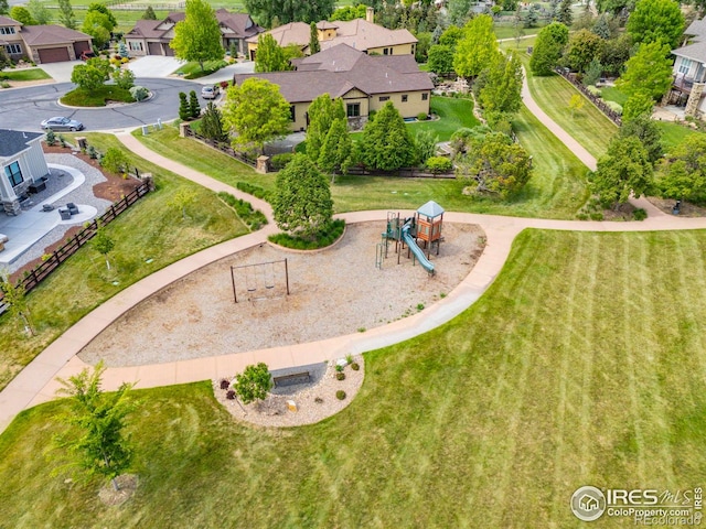 873 Signal Ct, Timnath, CO 80547 - aerial view of residential area featuring a park