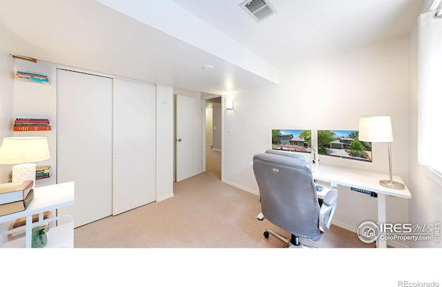 2415 Sunray Ct, Fort Collins, CO 80525 - office featuring carpet flooring and baseboards