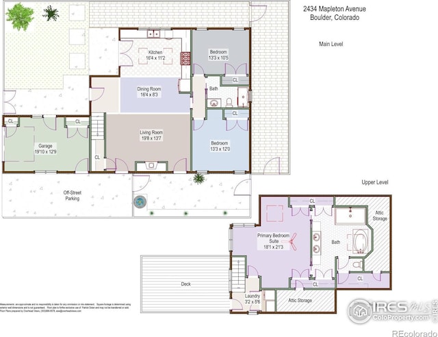 2434 Mapleton Ave, Boulder, CO 80304 - home floor plan