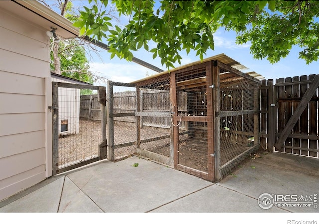 1155 Caroline Ct, Loveland, CO 80537 - fenced backyard with an outbuilding and exterior structure