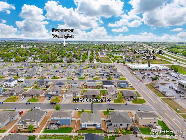 3925 Buckthorn St, Wellington, CO 80549 - aerial view of residential area