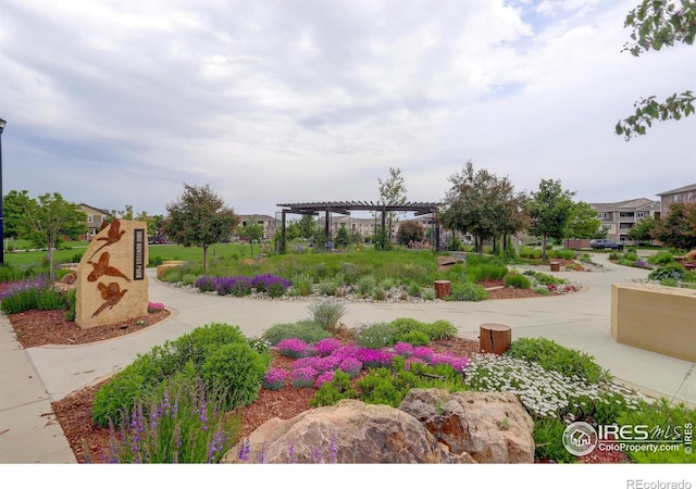 6356 Twilight Ave, Firestone, CO 80504 - view of property's community featuring a pergola