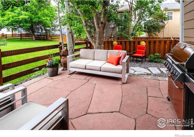 13255 Red Deer Trl, Broomfield, CO 80020 - view of patio with an outdoor hangout area