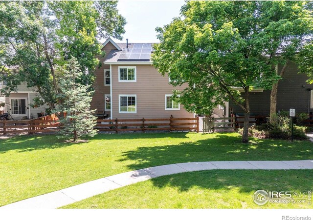 13255 Red Deer Trl, Broomfield, CO 80020 - view of front of property with roof mounted solar panels