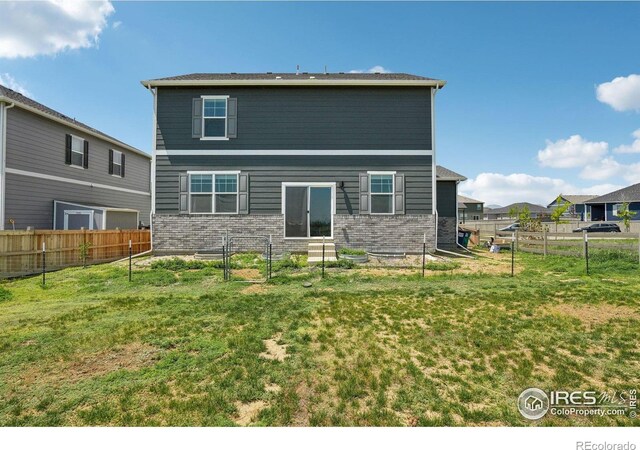 1800 Vantage Pkwy, Berthoud, CO 80513 - back of property featuring brick siding