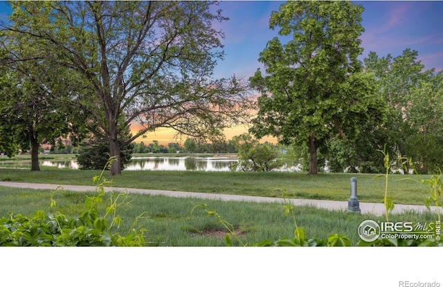 1400 38th Ave, Greeley, CO 80634 - view of green lawn featuring a water view