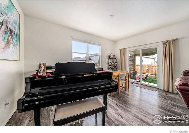 926 Birchdale Ct, Windsor, CO 80550 - sitting room with healthy amount of natural light, wood finished floors, and baseboards