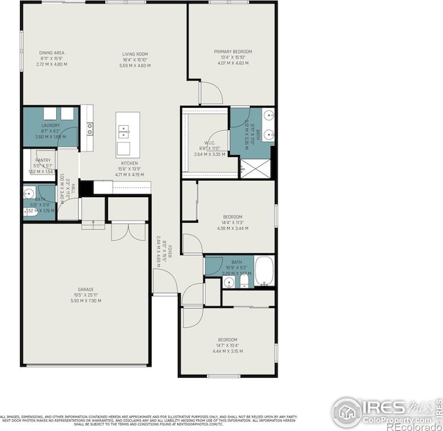 926 Birchdale Ct, Windsor, CO 80550 - home floor plan