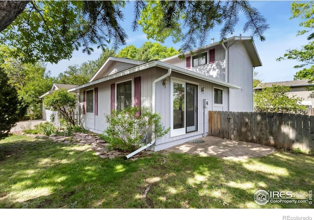 3301 Downing Ct, Fort Collins, CO 80526 - back of property with a patio area