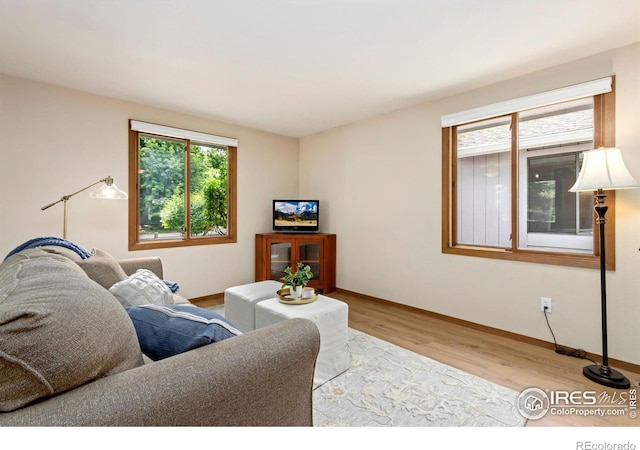 3301 Downing Ct, Fort Collins, CO 80526 - living area featuring wood finished floors and baseboards